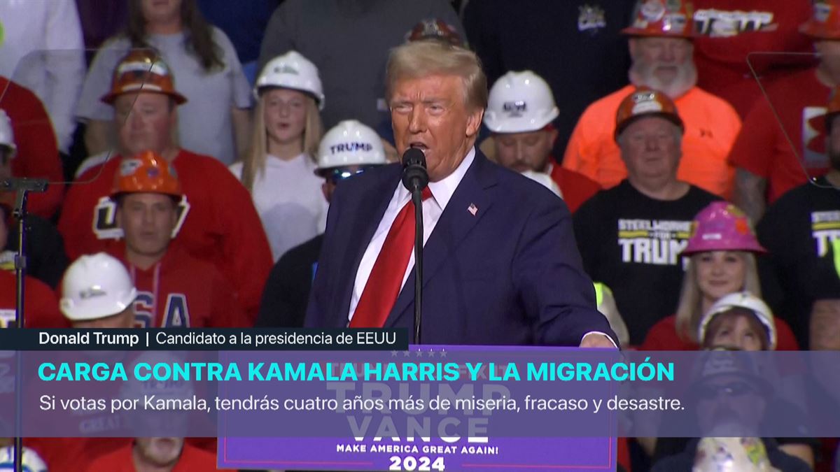 Trump vuelve a cargar contra los migrantes: ''Haremos que EEUU sea seguro de nuevo''