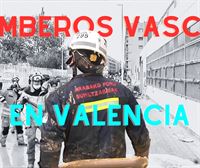 Así trabajan en las labores de rescate y reconstrucción los bomberos vascos desplazados a Valencia