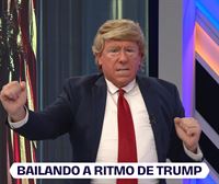 Así son los pasos del ''baile de la toalla'' de Trump