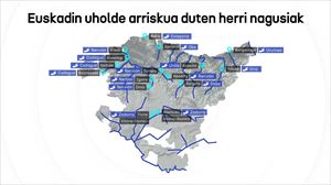 Tolosa, Azpeitia eta Bilbo, uholde arrisku handiena duten herrien artean
 