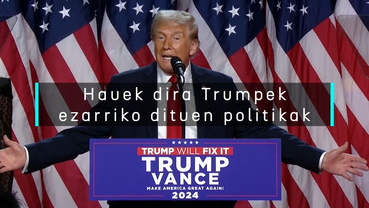 Hauek dira Trumpek ezarriko dituen politikak