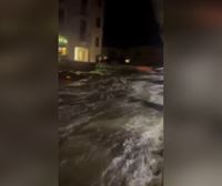 Las lluvias torrenciales inundan Cadaqués (Girona)