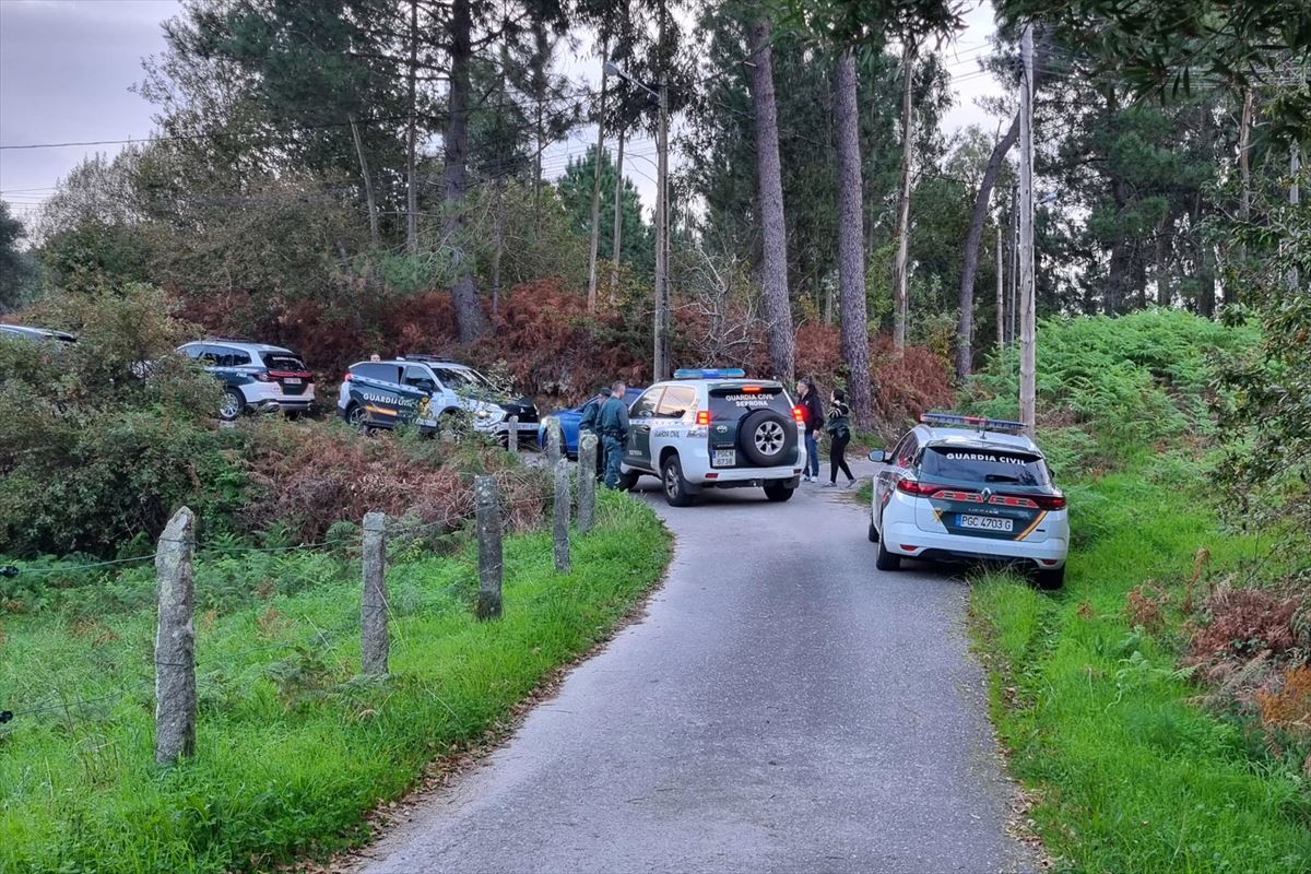 La Guardia Civil busca al presunto asesino machista. 