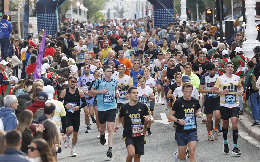 Behobia-Donostia 2024. Foto: Efe.