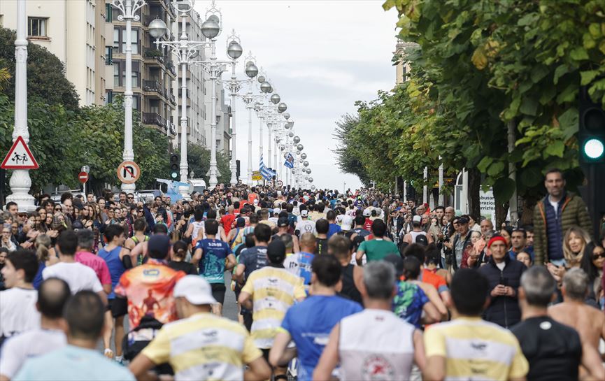 Behobia-Donostia 2024. Foto: Efe.