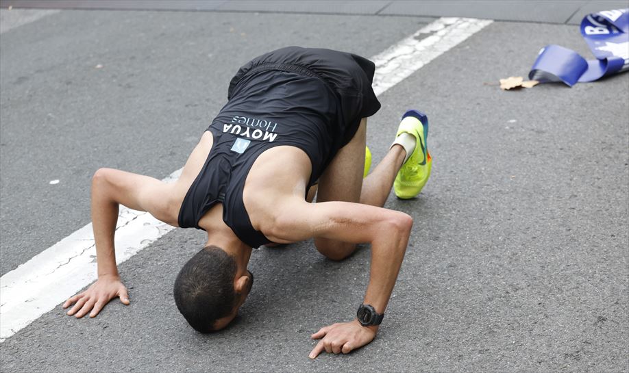 Chaquib Lachgar. Behobia-Donostia 2024. Foto: Efe.