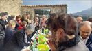 Dia de las Ánimas en Morillas. Hamaiketako de hermandad tras la misa en la iglesia de San Pedro de Morillas.