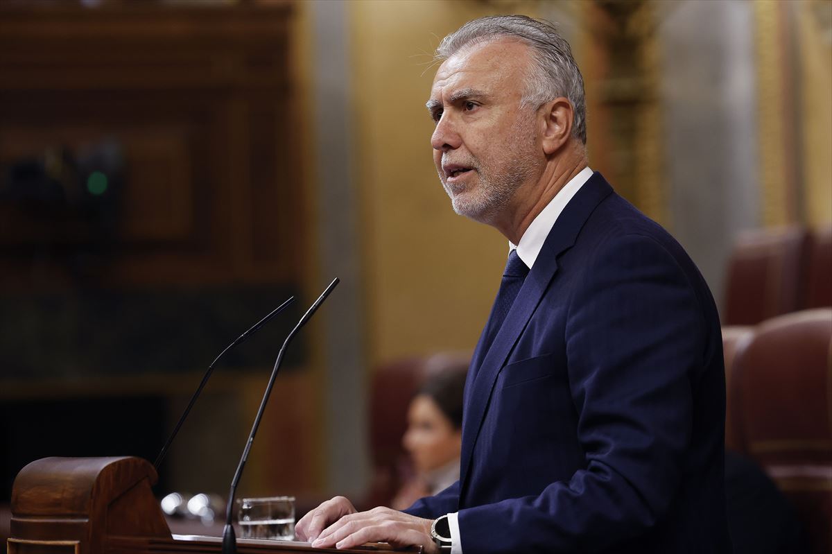 Ángel Víctor Torres, hoy en el Congreso. Foto: EFE