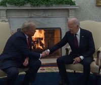 Joe Bidenek Donald Trump hartu du Etxe Zurian