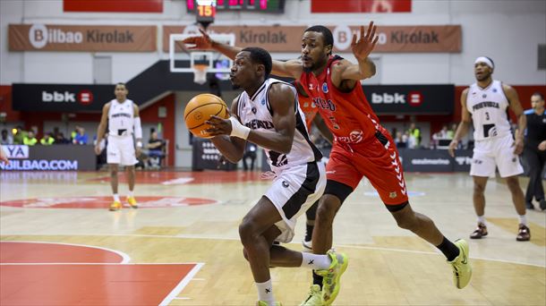 Bilbao Basketen artxiboko argazkia, Prievidza taldearen aurkako partida batean