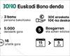 Hasi da Euskadi Bono Denda kanpaina: Hau da deskontua lortzeko jakin beharreko guztia