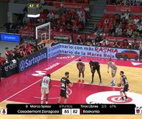 Al Baskonia se le escapa la victoria en el último cuarto contra el Zaragoza (86-85)