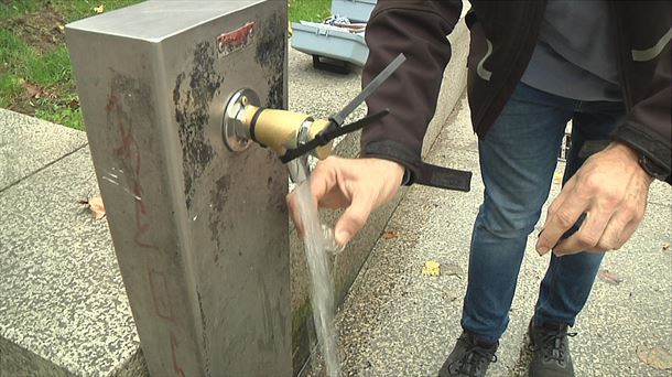 Un fin de semana sin agua potable