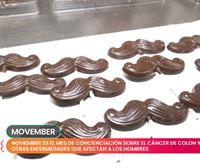 Bigotes de chocolate para concienciar sobre el cáncer de próstata