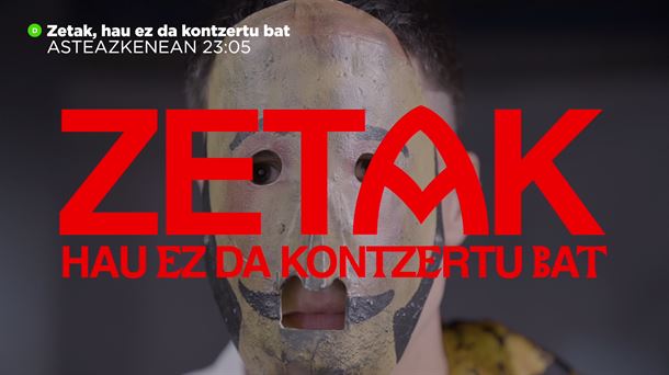 Imagen del documental 'Zetak, hau ez da kontzertu bat'