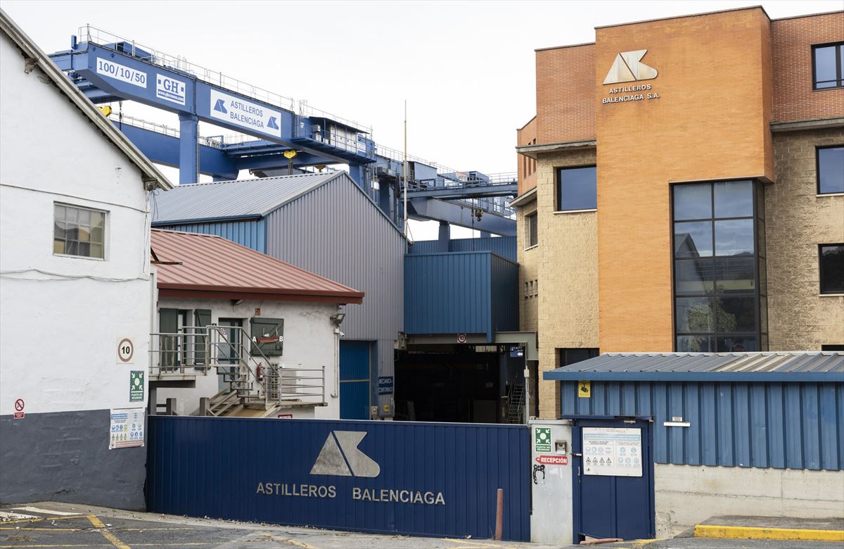 Astilleros Balenciaga en Zumaia (Gipuzkoa). Foto: EFE