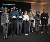 2024ko Euskadi Literatura Sariak banatu dituzte Gasteizko Artium museoan