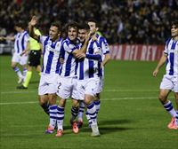 La Real Sociedad golea al Jove Español en el partido aplazado de Copa (0-5)