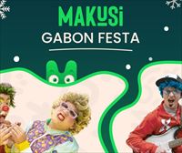 'MAKUSI Gabon Festa' Bilbon, Iruñean, Gasteizen eta Donostian: planik onena gure txikientzat, EITBren eskutik