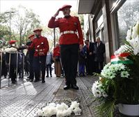 Colocan una placa por el sargento mayor de la Ertzaintza asesinado hace 31 años por ETA en Bilbao.