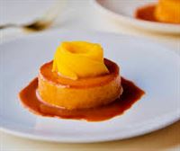 Hoy cenamos: flan de mango (sin calor)