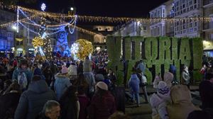 Navidad en Vitoria. Foto: EFE