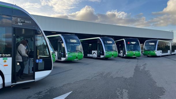 Déjate Llevar se sube a los 6 nuevos autobuses eléctricos de la flota de TUVISA