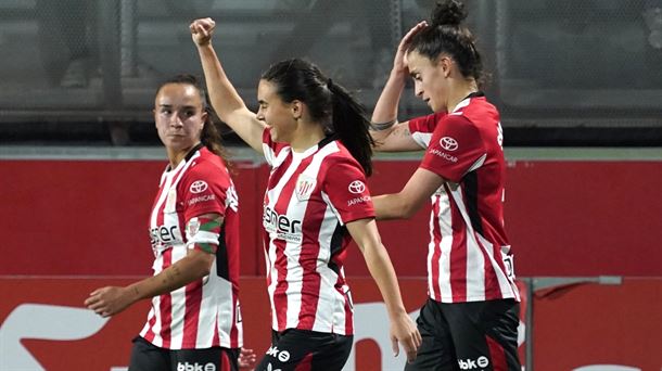 Athleticeko jokalariak. Argazkia: @AthleticClubFem