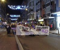 Vitoria-Gasteiz clama contra la violencia contra las mujeres