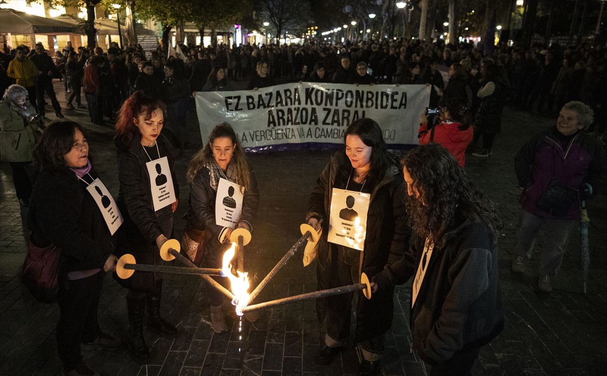 San Sebastián reclama que ''la vergüenza debe cambiar de bando''