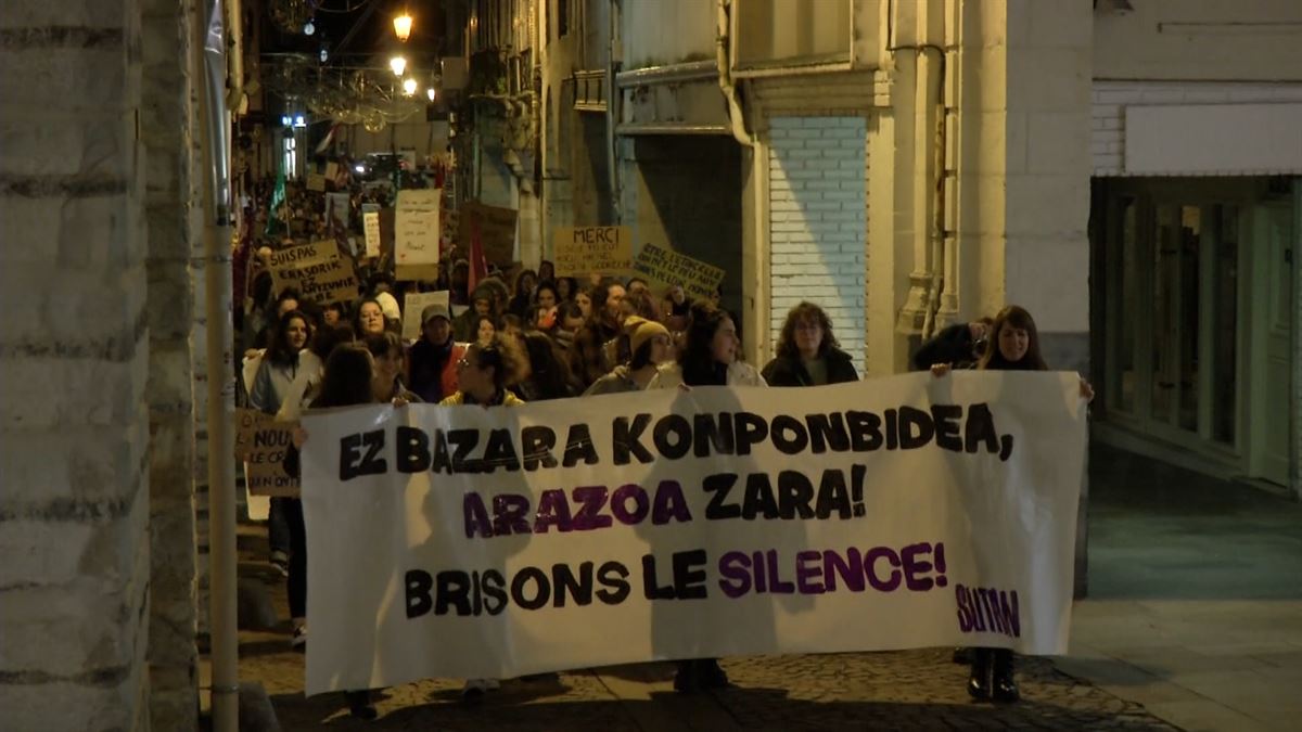 Baiona sale a la calle para exigir el fin de la violencia contra las mujeres