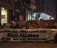 Miles de personas reclaman en Pamplona la erradicación de la violencia machista