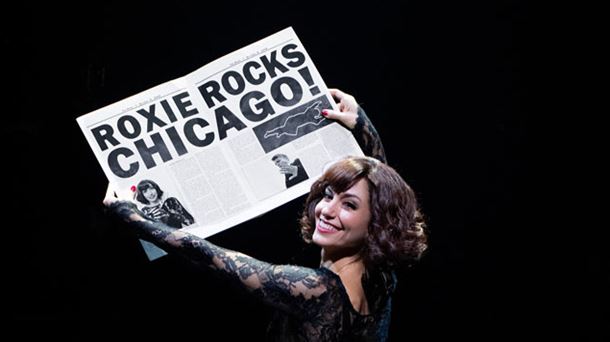 Silvia Álvarez es Roxie Hart en Chicago.