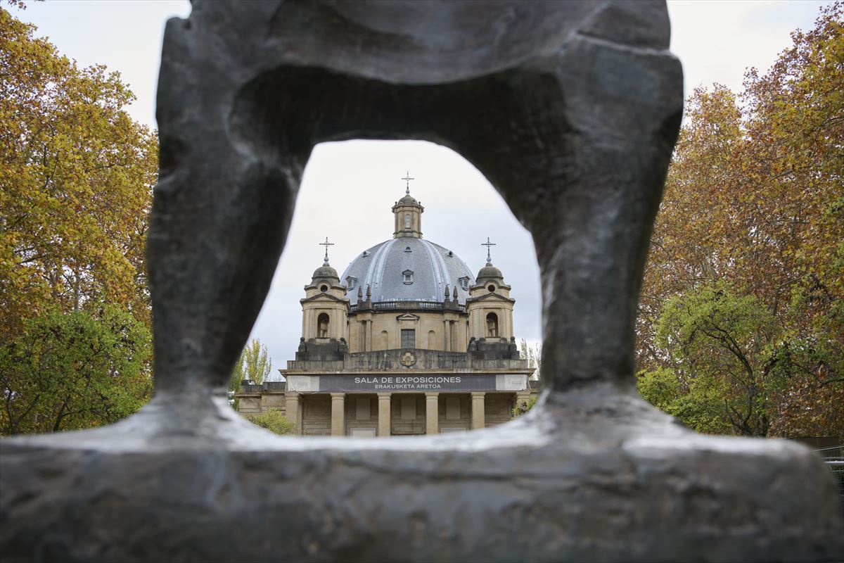 Monumento a los Caídos, en Pamplona. Foto: EFE