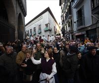 San Saturnino zaindariaren eguna ospatu dute Iruñean