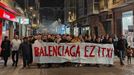 Manifestazio jendetsua egin dute Zumaian, Balenciaga ontziolako lanpostuen&#8230;