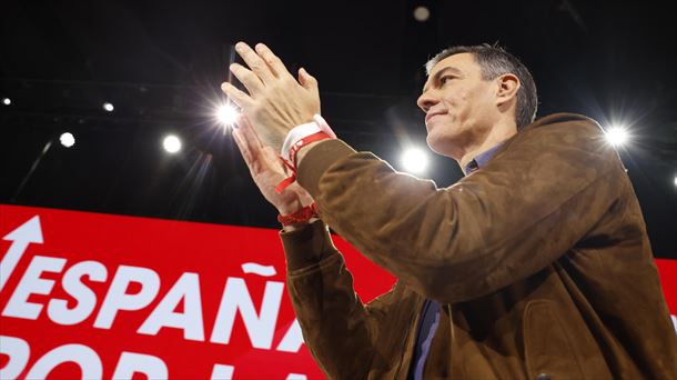 Pedro Sanchez PSOEren 41. Kongresu Federalaren amaierako hitzaldian. Argazkia: EFE