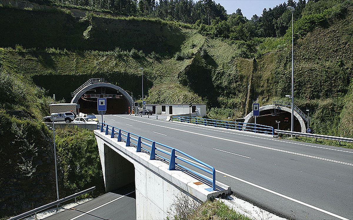 Túneles de Artxanda. Foto: Interbiak. 