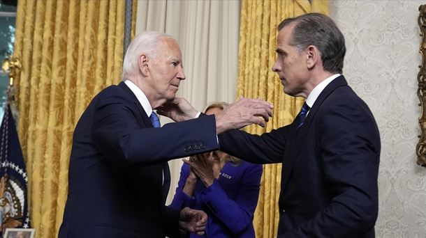 Joe Biden eta Hunter Biden, artxiboko argazki batean