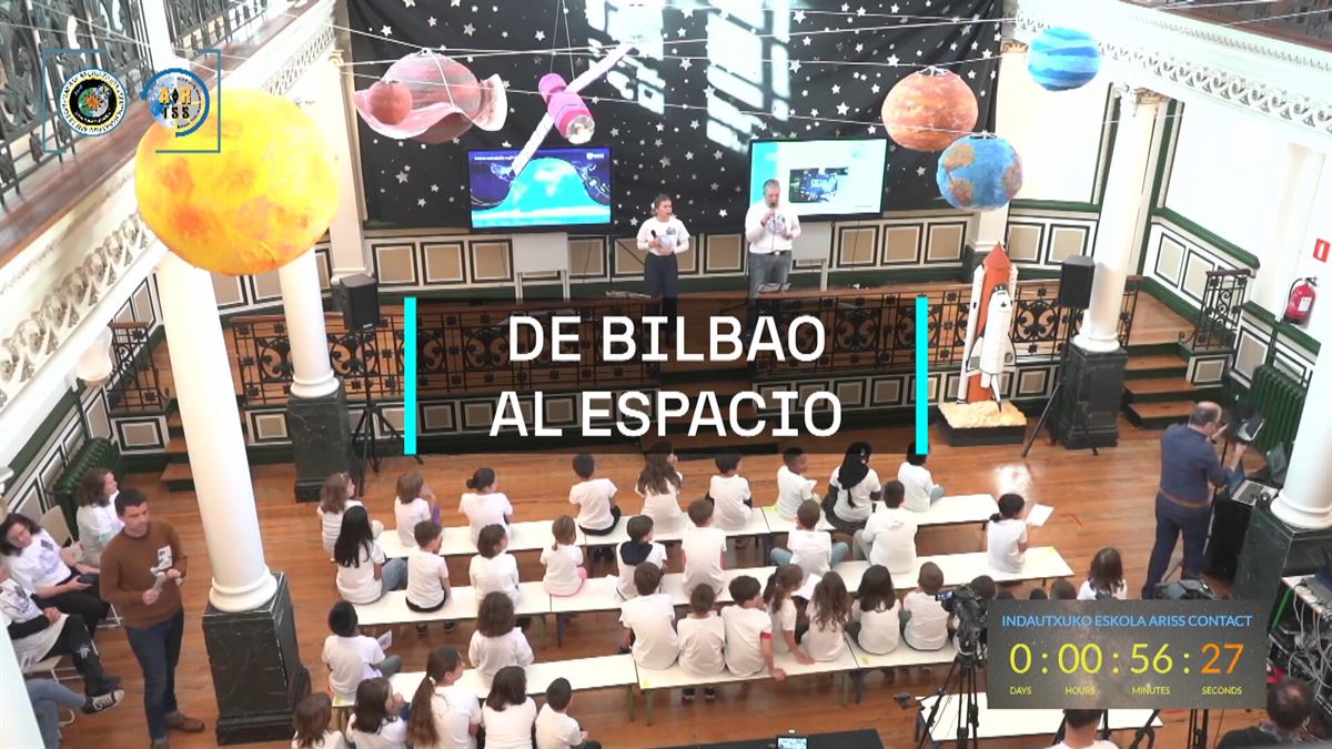 Indautxuko Eskola. Imagen obtenida de un vídeo de EITB Media.