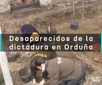 Exhuman los restos de unas 20 víctimas de la dictadura en Orduña