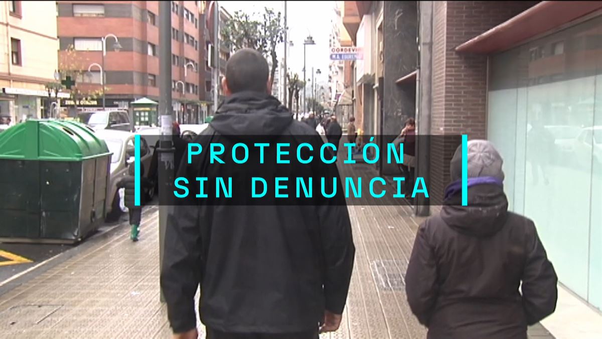 Violencia machista. Imagen obtenida de un vídeo de EITB Media.