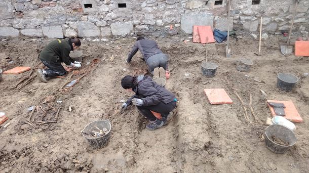 Se siguen recuperando restos de personas que murieron durante la guerra en Orduña. EITB Media