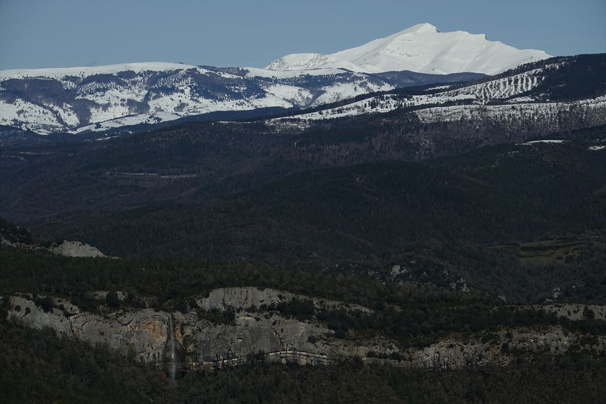 Orhi mendia elurtuta, joan den martxoan. Argazkia: Iñigo Andreu Gastaminza. 