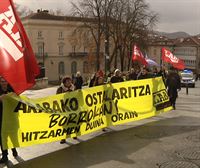 Segunda jornada de huelga en la hostelería alavesa