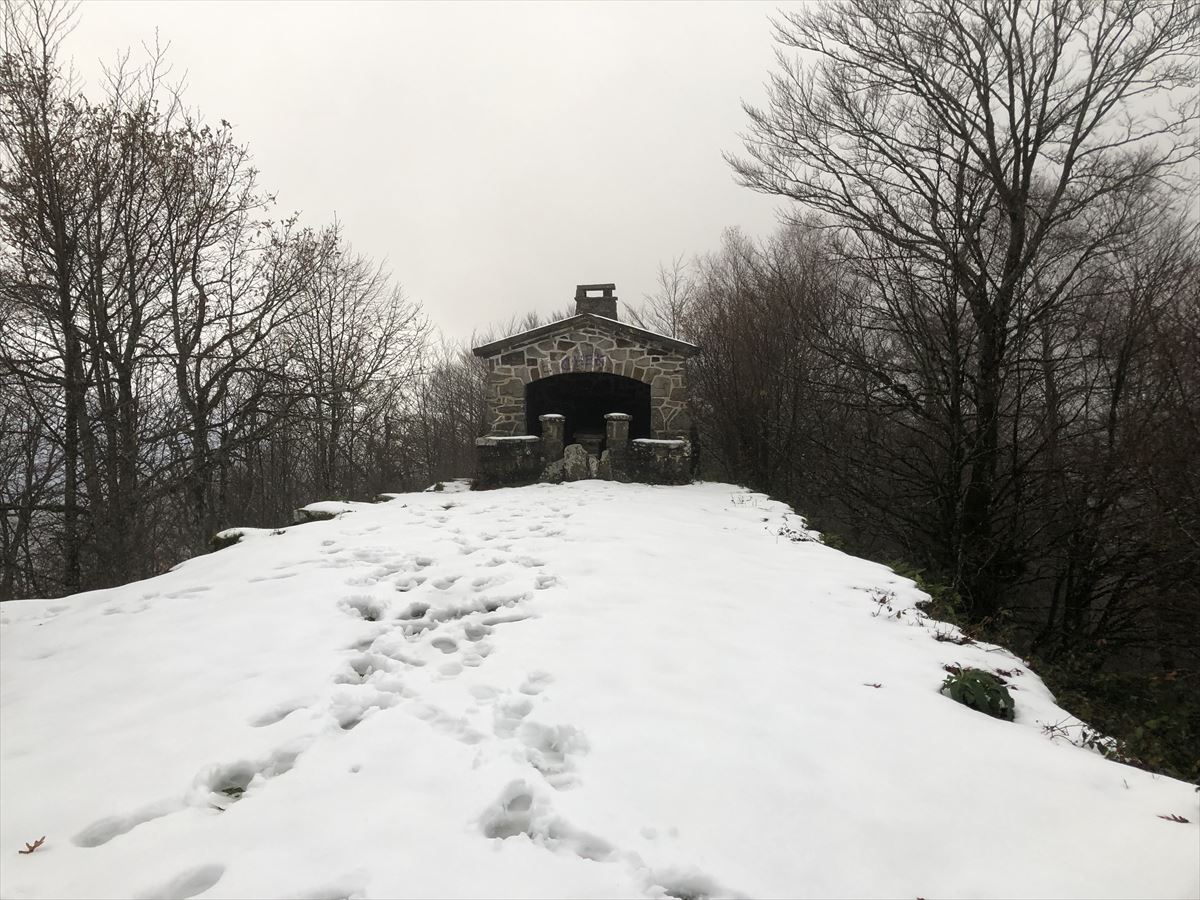 Nieve en el monte Korosti (Gipuzkoa). Foto: Beñat Aierbe