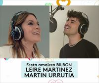 Martin Urrutiak eta Leire Martinezek Eskutitza kanta abestuko dute osteguneko musika maratoi ikusgarrian