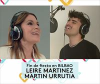 Martin Urrutia y Leire Martínez cantarán juntos Eskutitza en el espectacular maratón musical del jueves