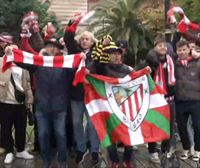 La afición del Athletic Club desplazada a Estambul, optimista y preparada para animar al equipo