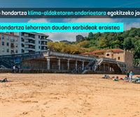 Zarauzko hondartza klima-aldaketaren ondorioetara egokitzeko jarduketa